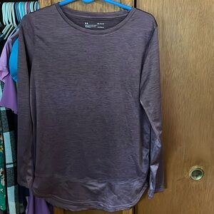 Women’s long sleeve under armour purple shirt